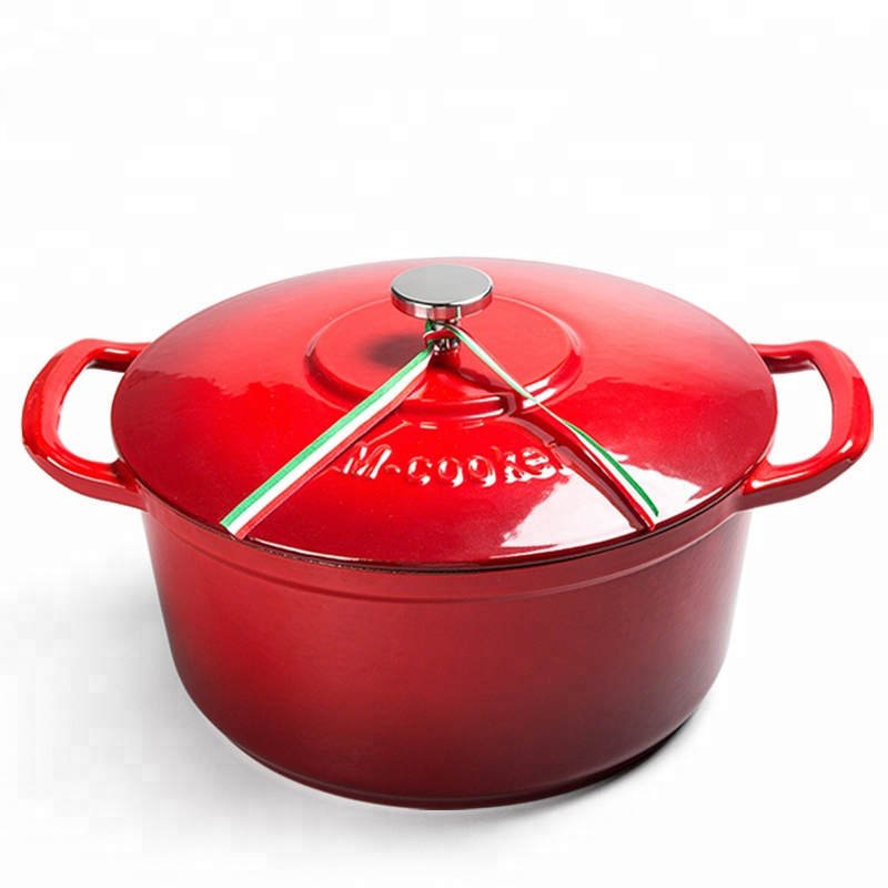 High quantity cast iron enamel cookwarepot casserole soup (2)