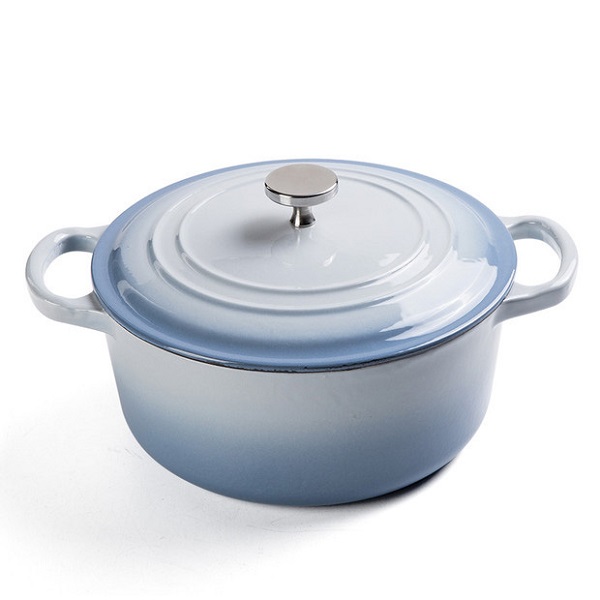 Cast iron casserole with 22cm dia enamel coating Featured Image