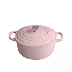 24cm cast iron enamel casserole