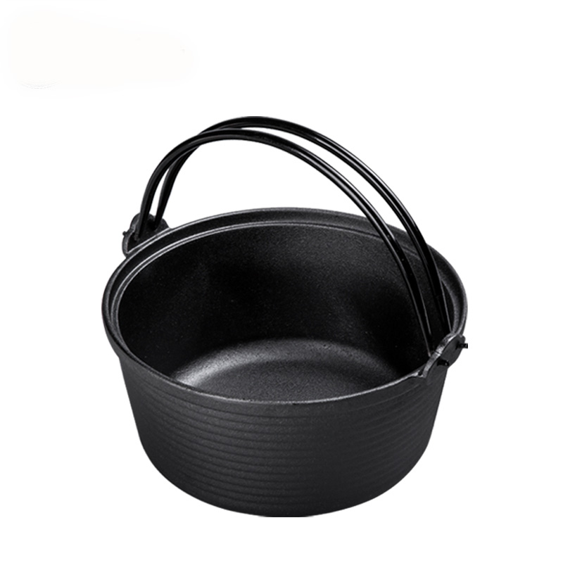 Cast iron pre-seasoned dutch oven with wooden lid Featured Image