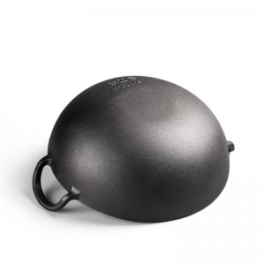cast iron chinese wok with ear handel